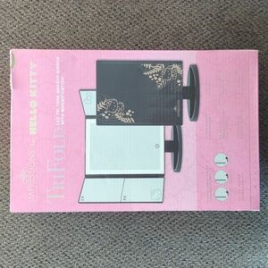 NWT Impressions Hello Kitty TriFold Makeup Mirror